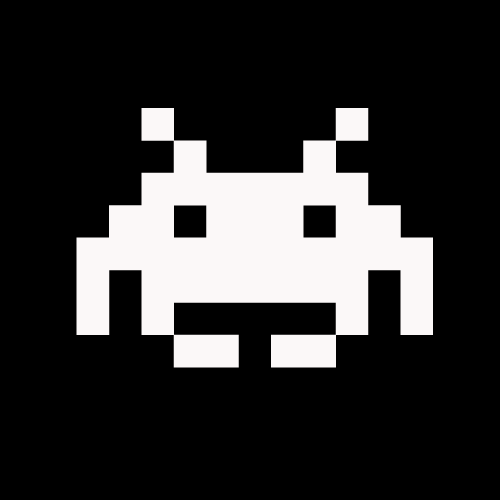 Space-Invaders-Alien, animiert