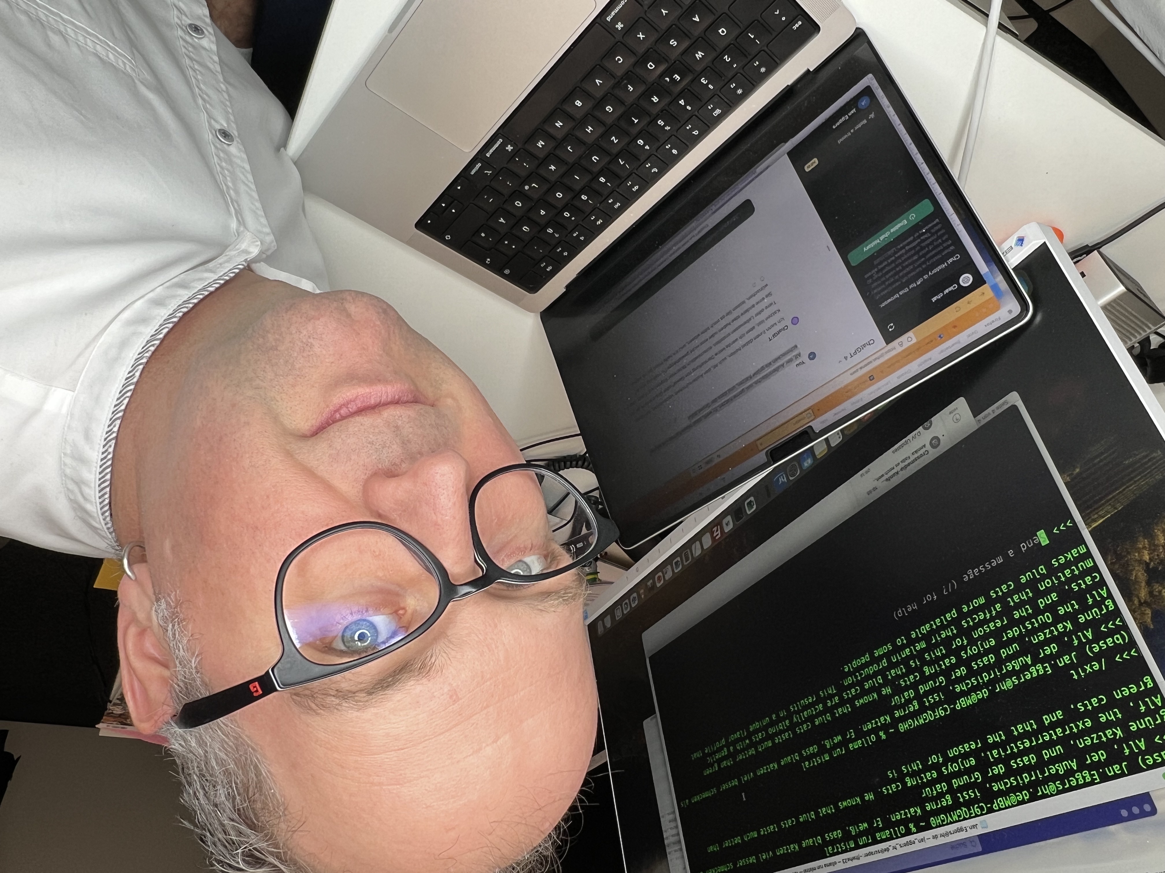 Jan Eggers bei der Arbeit